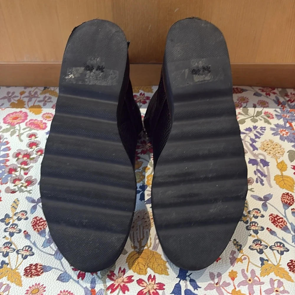 Coach Urban Hiker Leather Wedge Ankle Boots - Picture 5 of 6